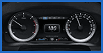 12.3" Full digital instrument cluster