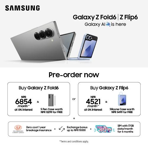 Pre-Order available for the Samsung Z Fold6 and Z Flip6 Series
